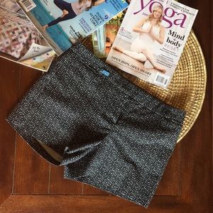 KENAR Black & White Shorts